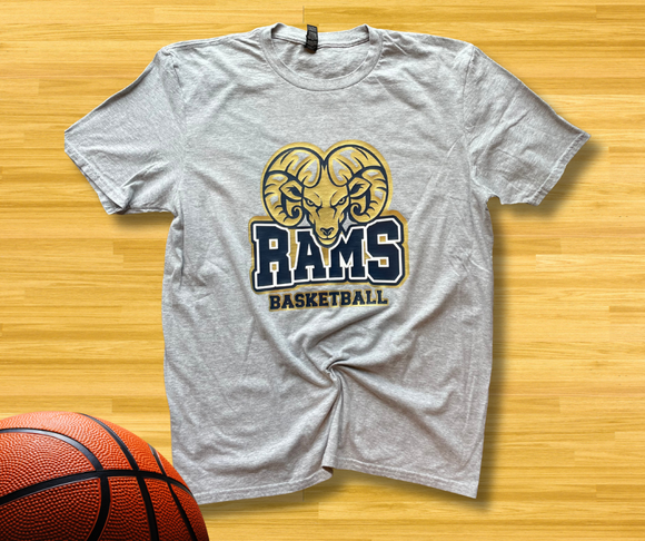 Ringgold Rams basketball tshirt - youth and adult sizes!