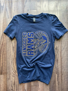 Ringgold Rams tshirt - youth and adult sizes!