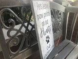 Furr Baby, Pet Decor, Pets Leave PAW PRINTS On Our Hearts, Personalize for FREE W/ Name and Dates