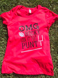 OMG Becky Look at that Punt punter football mom short sleeve tshirt